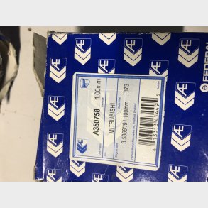 Mitsubishi 4D55T & 4D56T stempel 1,00mm overstr.