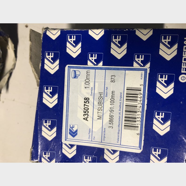 Mitsubishi 4D55T &amp; 4D56T stempel 1,00mm overstr.