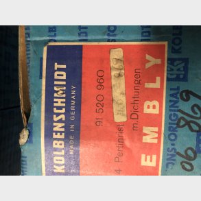 Peugeot 305 & 504 1,8 Stempel/Forings�t