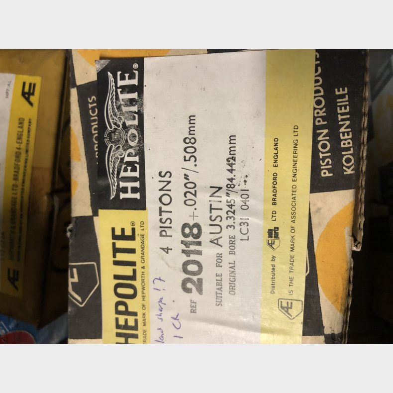 Austin Leyland O 1,7 stempelst 0,02" overstr.