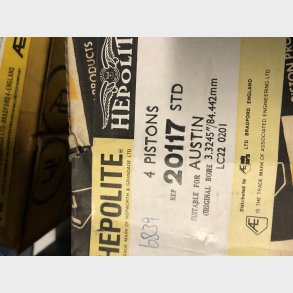 Austin O 1,7 stempels�t std. str.