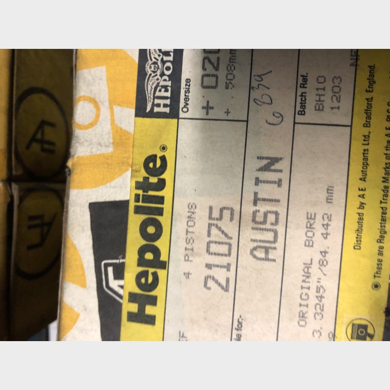 Austin O 1,7 stempelst 0,02" overstr.