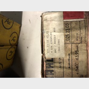 Austin 850ccm stempels�t 1,00mm overstr.