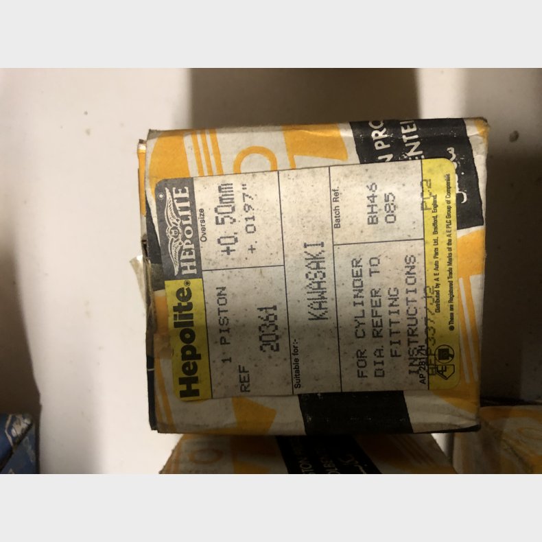 Kawasaki Z650 stempel 0,50mm overstr.