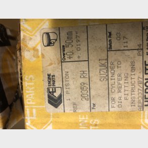 Suzuki GT750 stempel 0,50mm overstr. h�jre