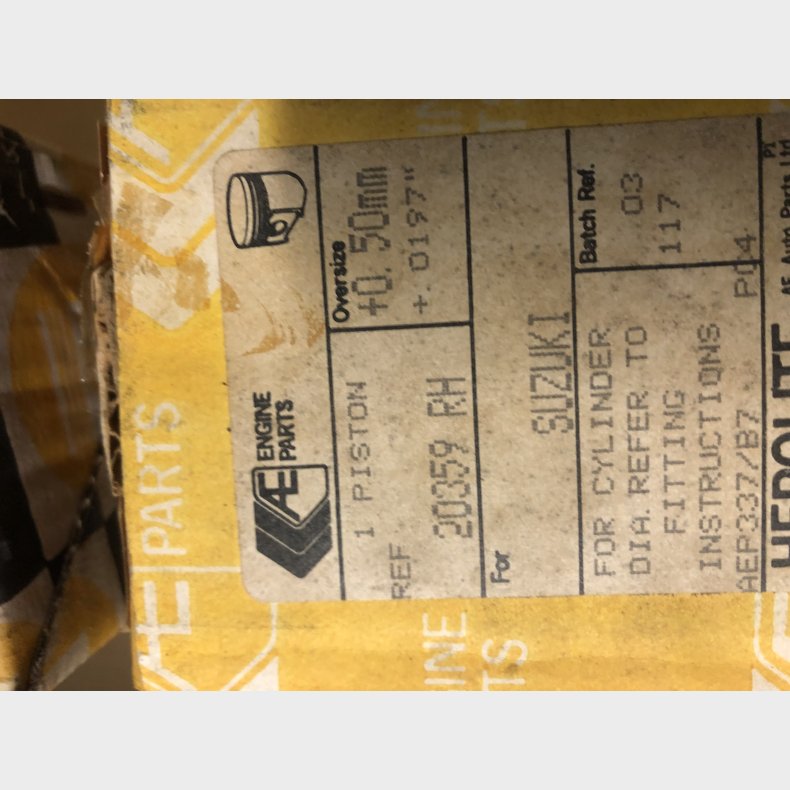 Suzuki GT750 stempel 0,50mm overstr. hjre