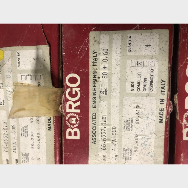 Alfa 1350 Ti stempelst 0,80mm overstr.