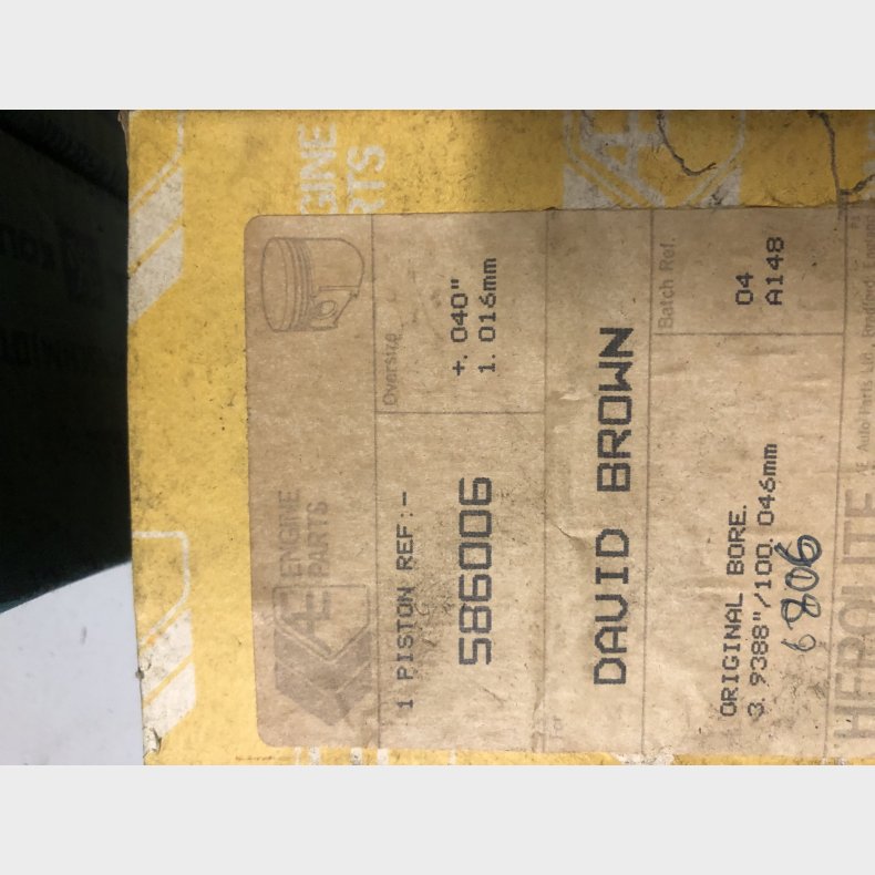 David Brown 770 &amp; 990 stempel i 0,04" overstr.