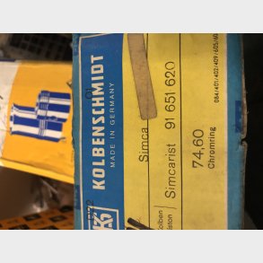 Simca 350 stempels�t i 0,60mm overstr.