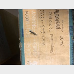 Simca 345 S stempels�t i std. str.