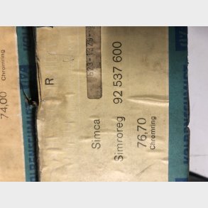 Simca 1294, 1296 & 1442ccm stempels�t std. str.