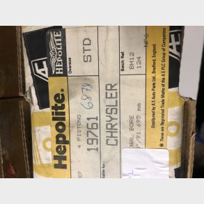 Chrysler 2,0 OHC stempels�t std. str.