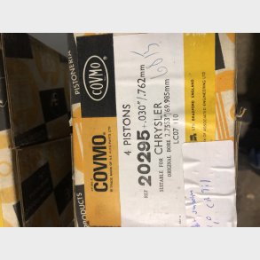 Chrysler 928ccm stempels�t 0,030